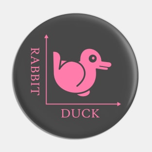 Duck Rabbit Illusion Pin