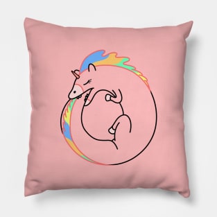 Self-destructive Unicorn Pillow