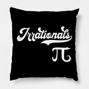 Team Irrationals Retro Baseball with Pi Pillow