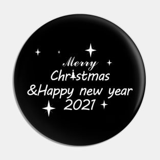 merry christmas happy new year 2021 Pin