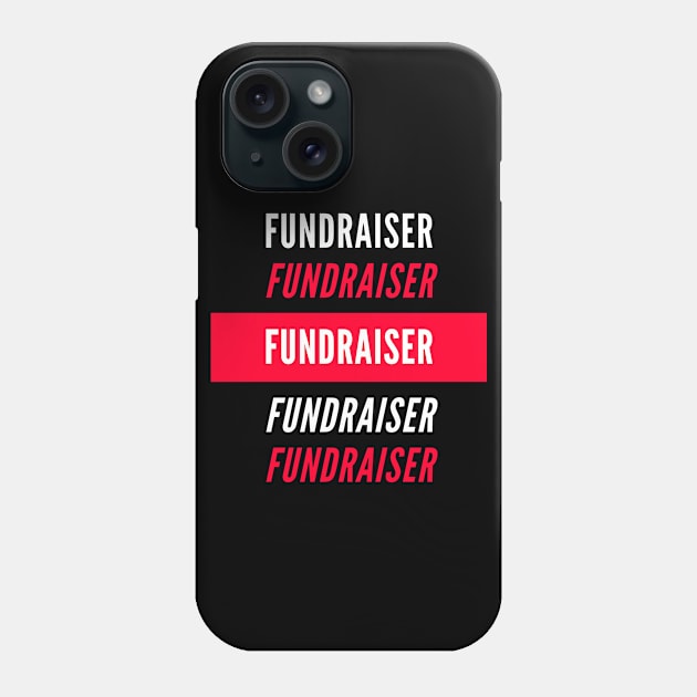 Fundraiser Red and White Design Phone Case by divawaddle