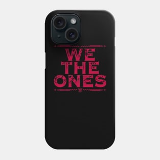 The Bloodline We The Ones Blood Red Text Logo Phone Case