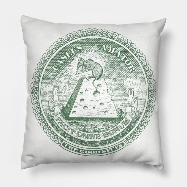 Caseus Amator Pillow by victorcalahan