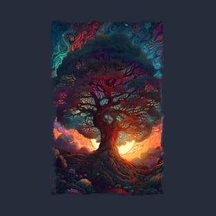 Color Tree at Night T-Shirt