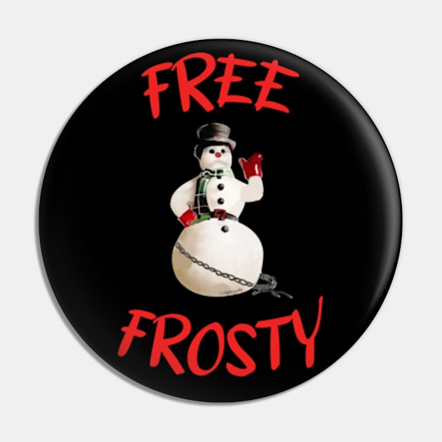 Free Frosty Christmas with the Xmas Kranks Pin by davidhedrick