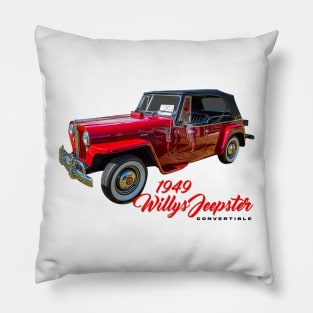 1949 Willys Jeepster Convertible Pillow