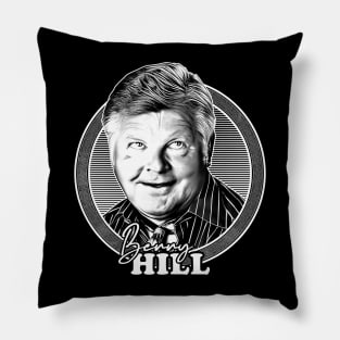 Benny Hill --- 70s Retro Fan Design Pillow