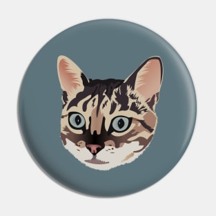 Cute Bengal Cat Pin