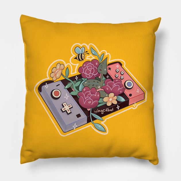 Bee switch Pillow by Winged Bat’s Cave