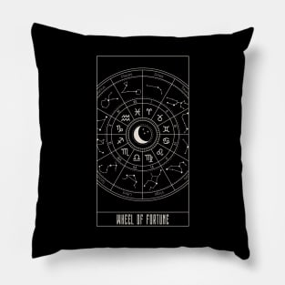 Wheel of Fortune: "Cosmic Dance of Destiny" Pillow