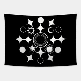 Planetary sacred geometry of the stars Tapestry