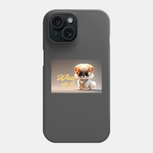 Bling swag puppy Phone Case