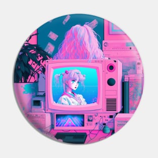 Vaporwave Pin