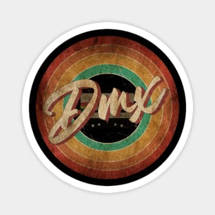 Dmx Vintage Circle Art Magnet