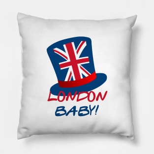 Joey's London Hat – London, Baby! Pillow