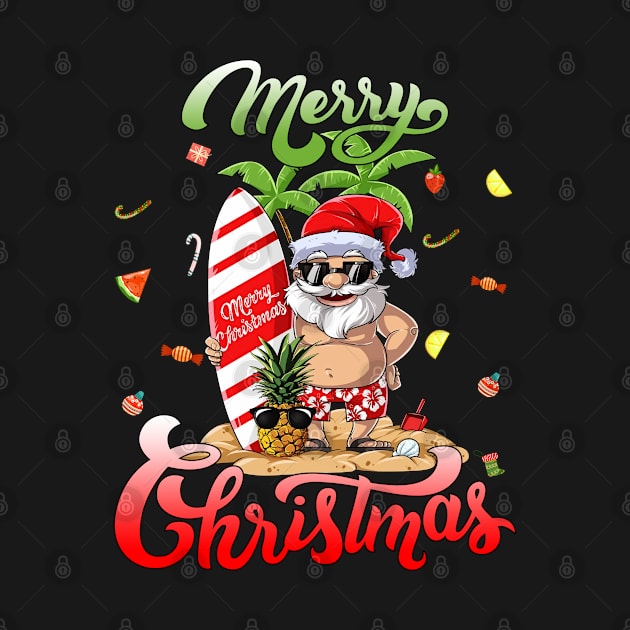 Merry Christmas Santa Hawaii by intelus