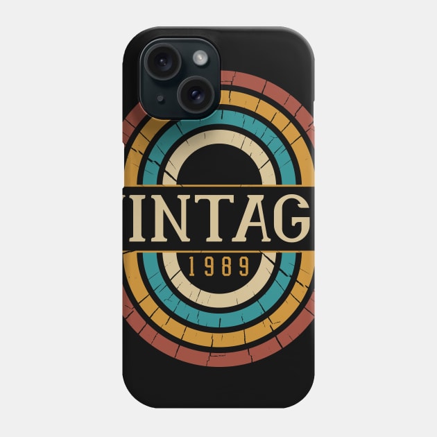 80s vintage awesome retro 1989 Phone Case by Midoart