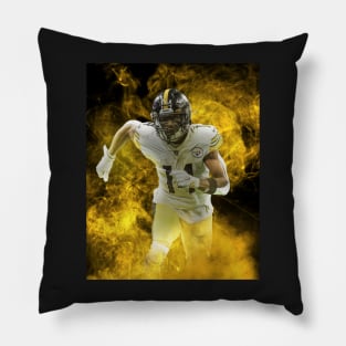 George Pickens Pittsburgh Sports Art Pillow