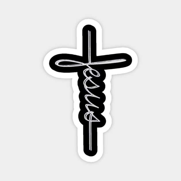 Faith In Jesus cross Magnet by stewardcolin34