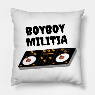 Boyboy Militia - Vinyl collection (black) Pillow