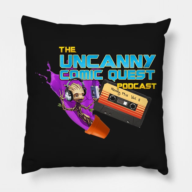 Uncanny Comic Quest Pillow by UncannyComicQuest