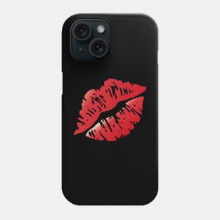 Kiss Mark - Lip Print, Lipstick Mark Phone Case