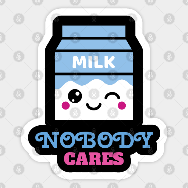 Nobody Cares Japanese Milk Carton Milk Aufkleber Teepublic De More icons from this author. teepublic