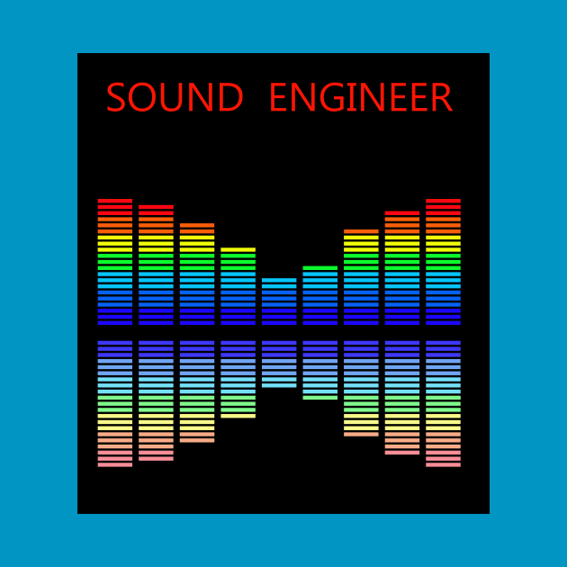 Sound engineer best design audio engineering by PrisDesign99