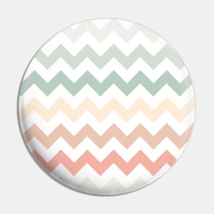 Chevron pattern - Pale and pastel Pin