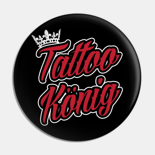 Tattoo King (black) Pin by nektarinchen