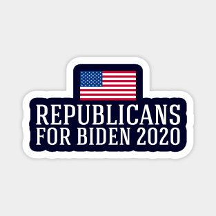 Republicans for Joe Biden 2020 Magnet