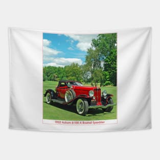 Auburn 8-10A 1932 Boattail Speedster Photographic Print Tapestry