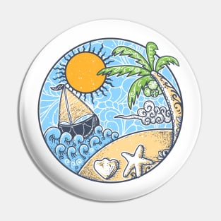 Summer Ornament Pin