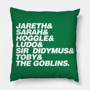 The Labyrinth Names List Pillow