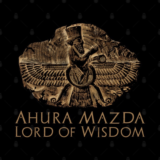 Ahura Mazda - Ancient Persian Mythology - Zoroastrianism by Styr Designs