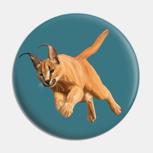 FLOPPA CAT \ CARACALS / GOOD AT MATH | Pin