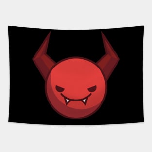 Mischievous Little Horned Demon Tapestry