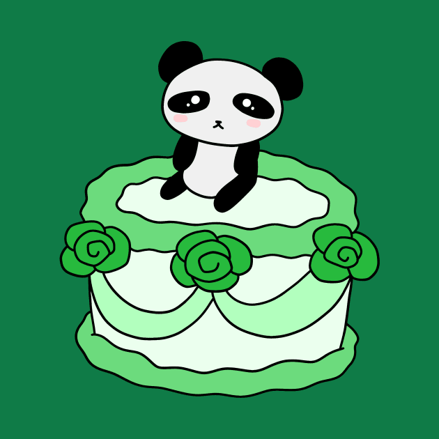 Birthday Cake Panda by saradaboru