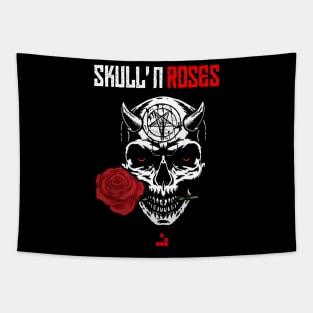 Skull'N Roses Tapestry