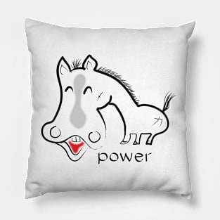 Horse Power Pillow