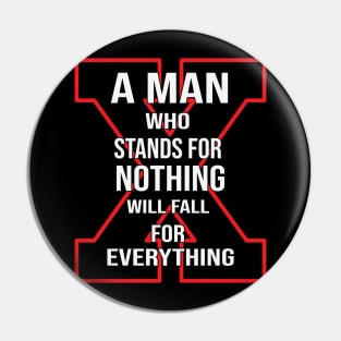 Stand for something, Black History, Civil Rights Pin