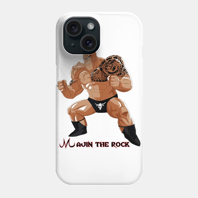 majin the rock Phone Case by Alfa Centauri