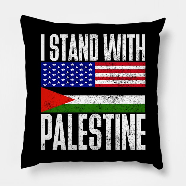 I Stand With Palestine Pillow by Folke Fan Cv