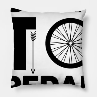 cycling, Born to Pedal Pillow