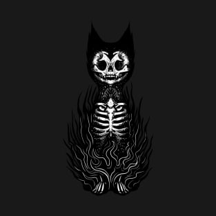 Gothic Black Cat T-Shirt