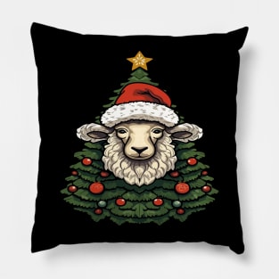 Sheep Christmas Pillow