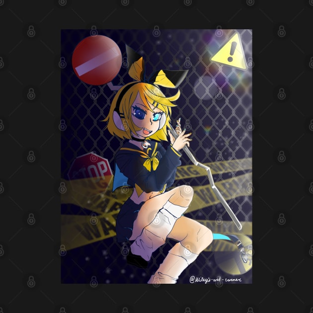 Kagamine Rin bring it on version 2 by Wiley Blue 