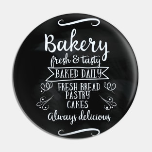 Vintage Baking poster Pin