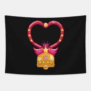 Crystal Twinkle Bell Pixel Art Tapestry