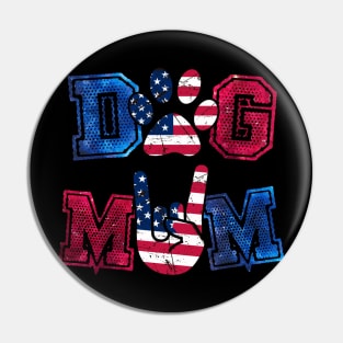 Dog Mom Awesome Pin